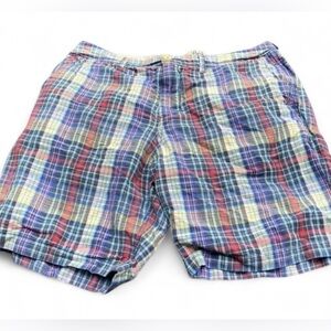 Tommy Bahama Multicolor Plaid Men's Flat Front Shorts